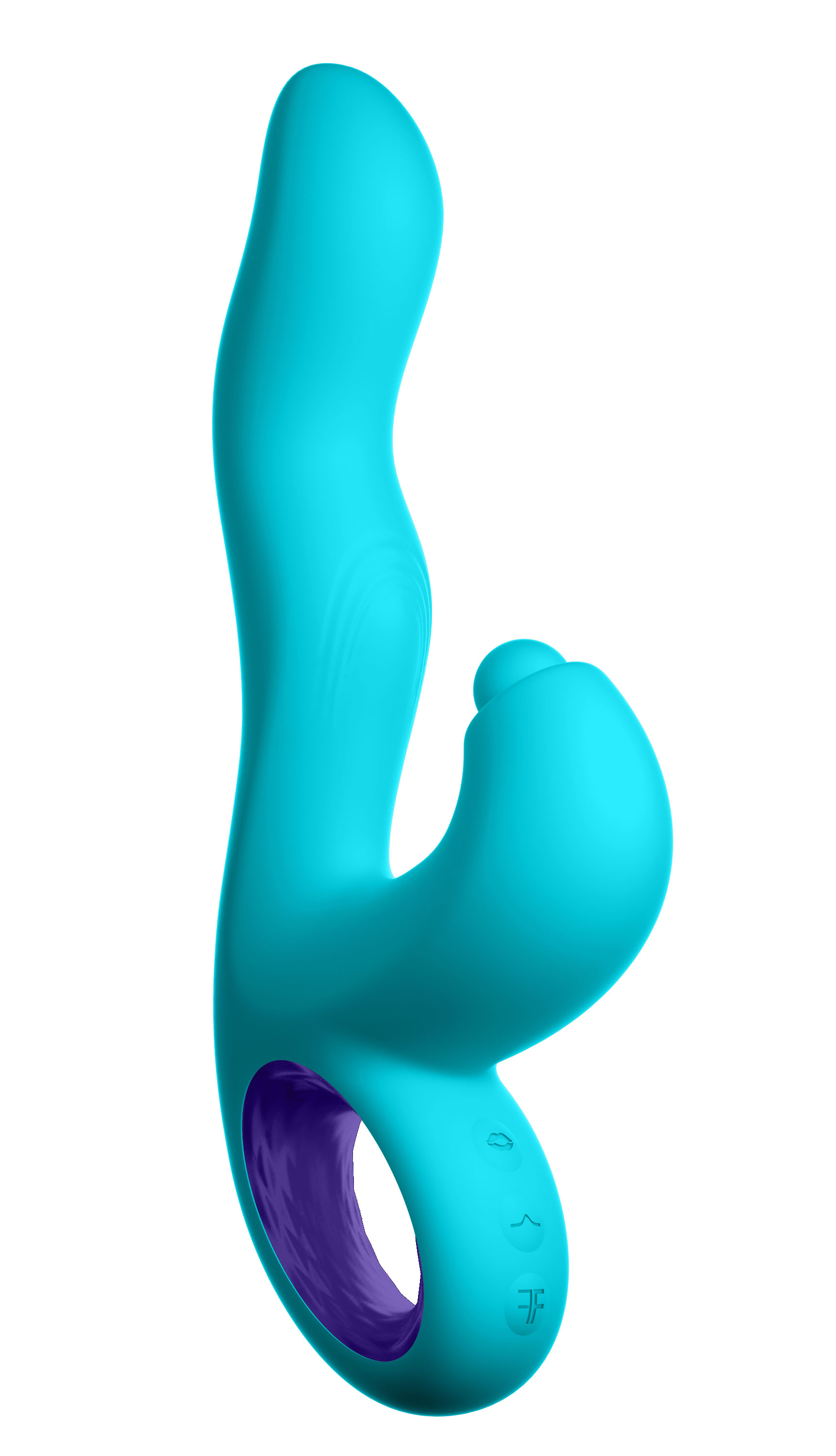 klio triple action thumping rabbit vibrator  turquoise 