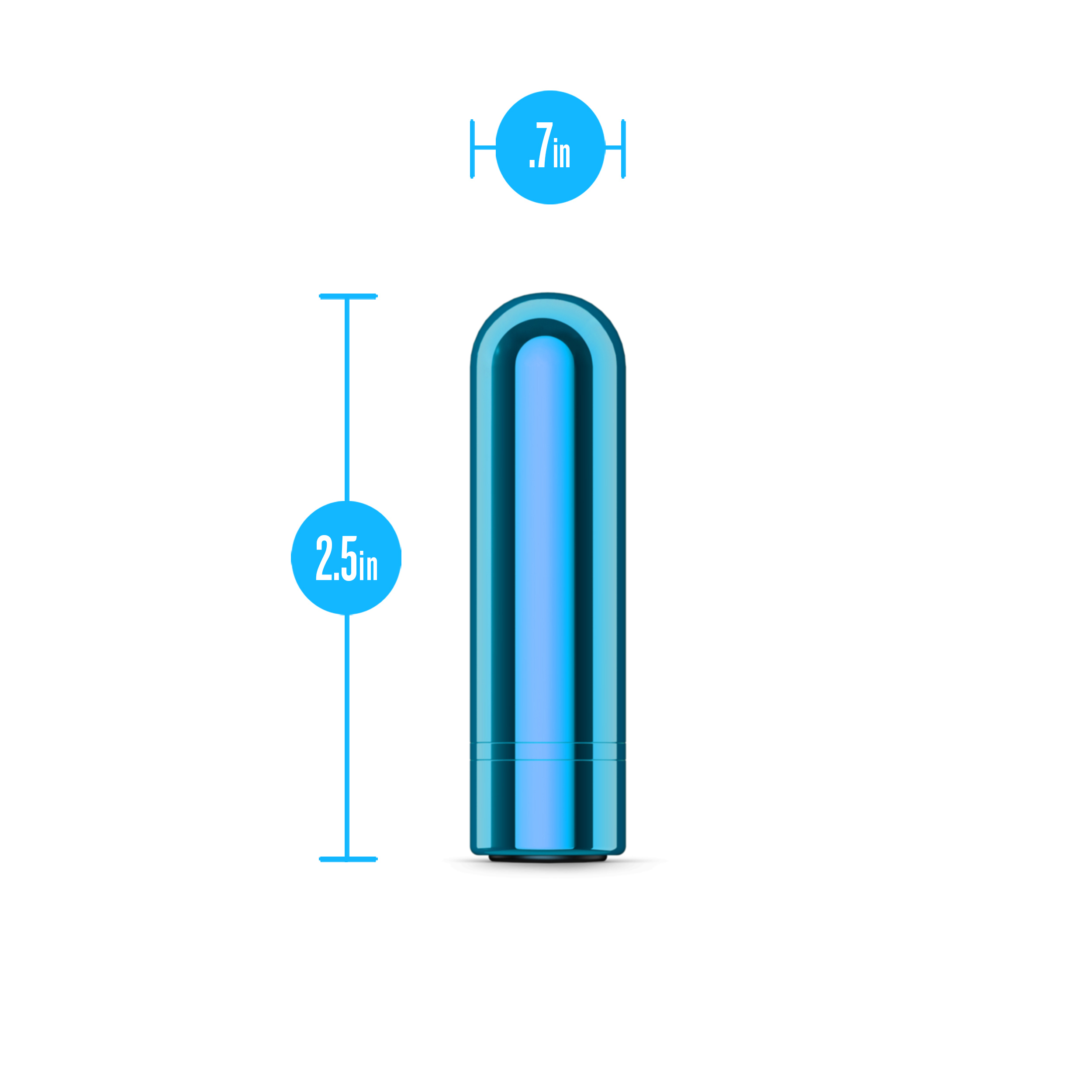 kool vibes rechargeable mini bullet blueberry 