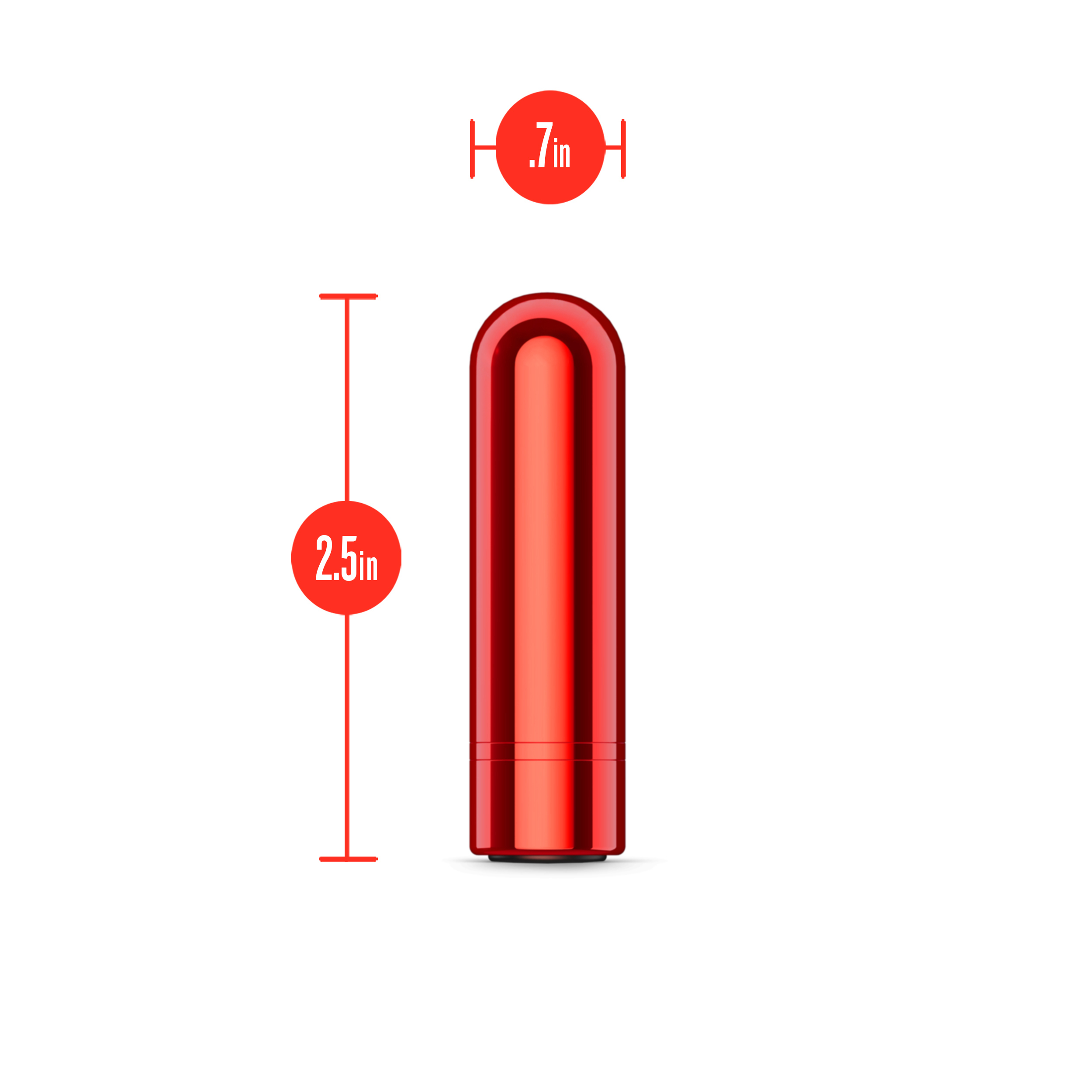 kool vibes rechargeable mini bullet cherry 