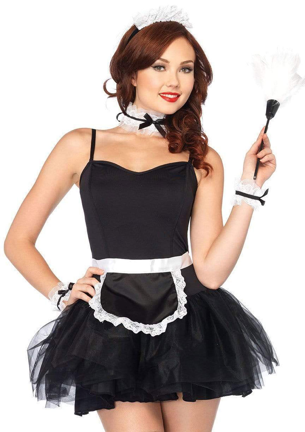 lace french maid costume kit black 