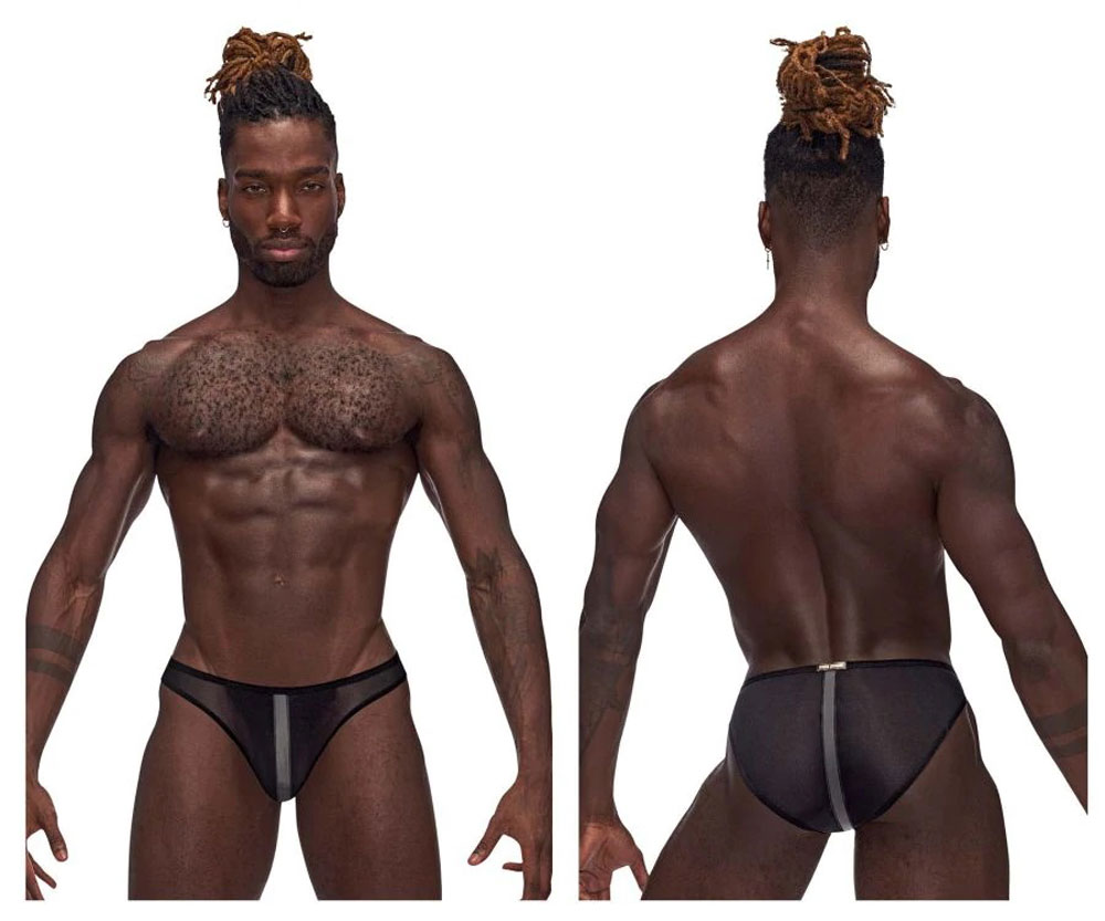 landing strip bikini brief xl black 