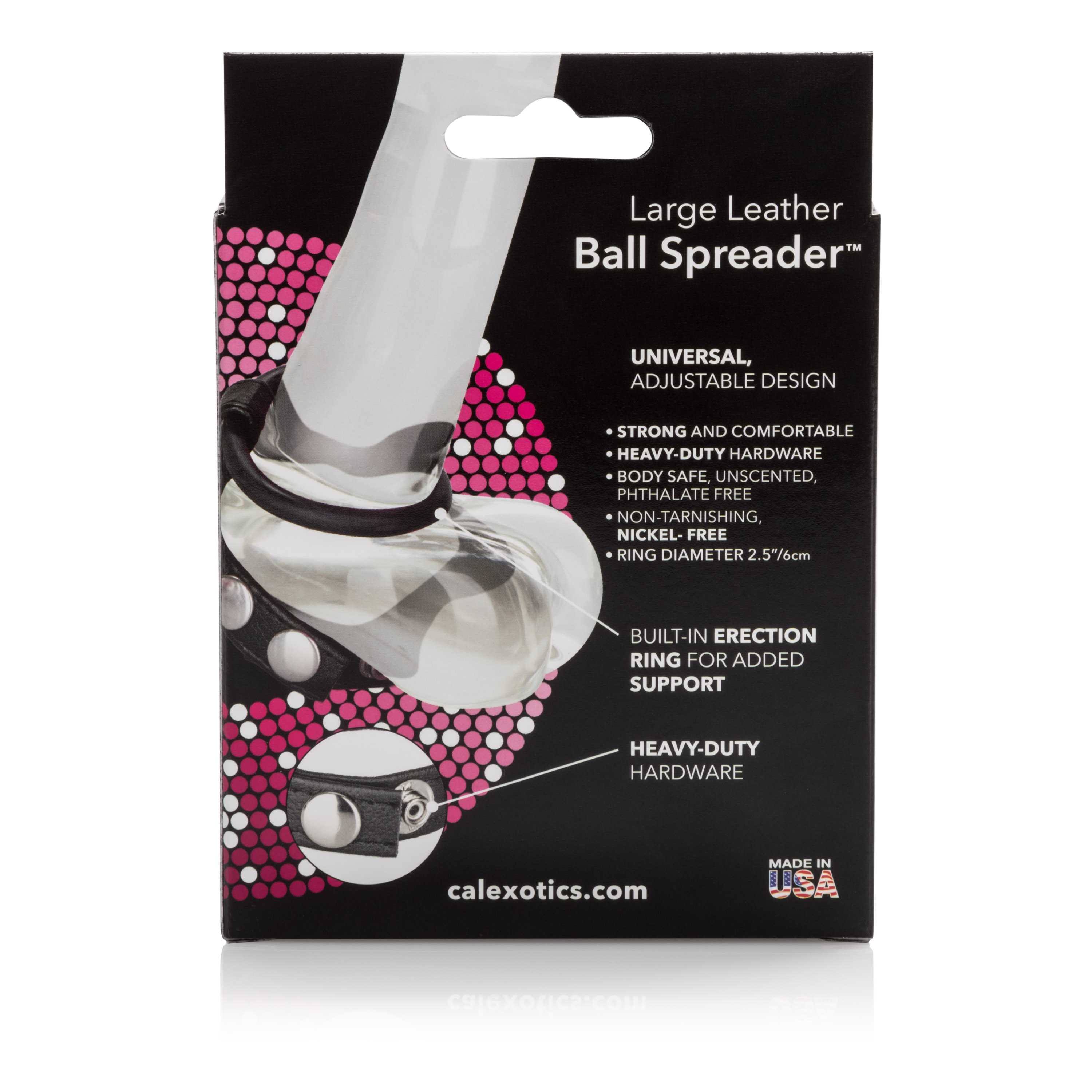 large leather ball spreader 