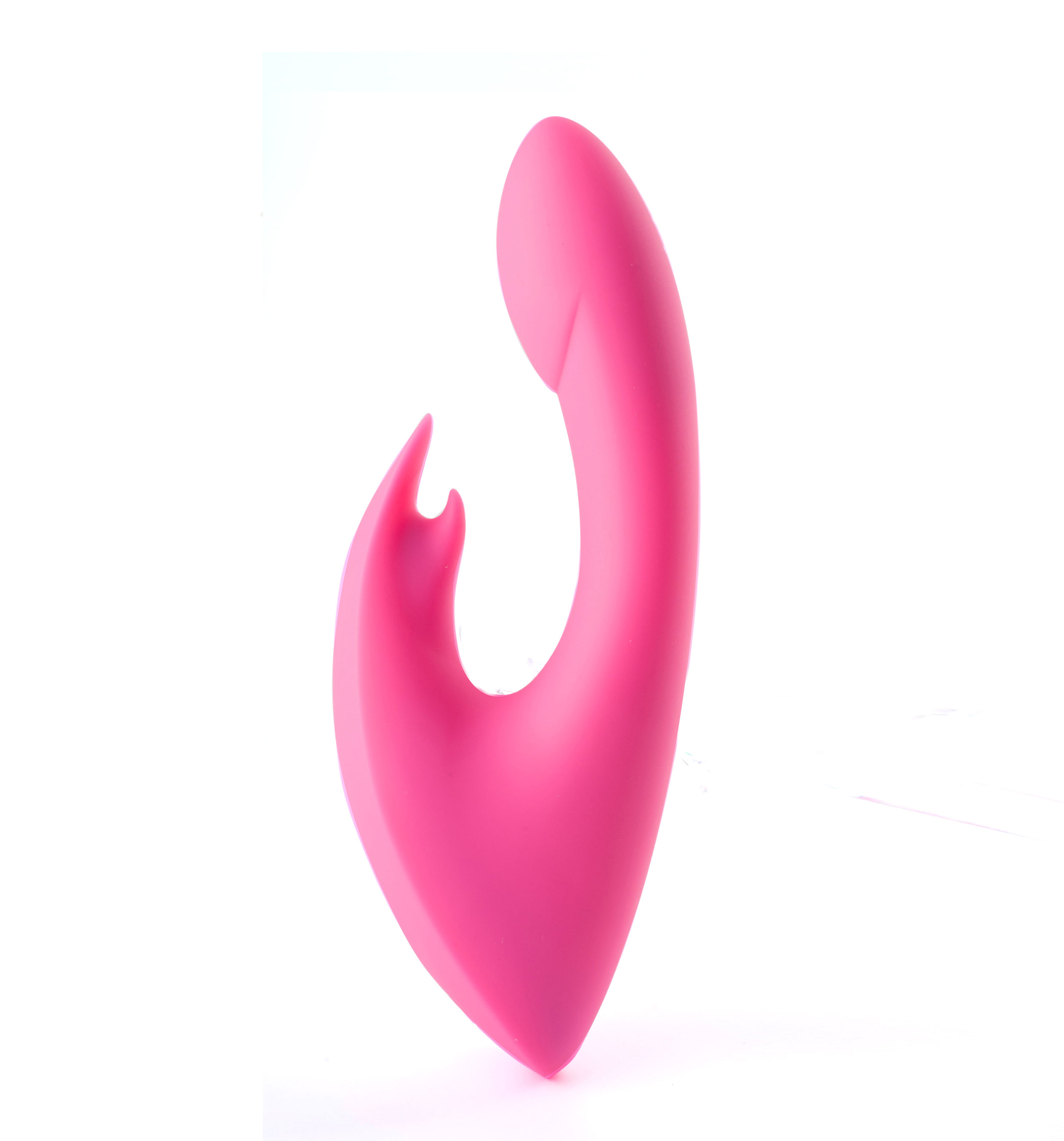 leah usb rechargeable silicone  function rabbit vibrator pink 