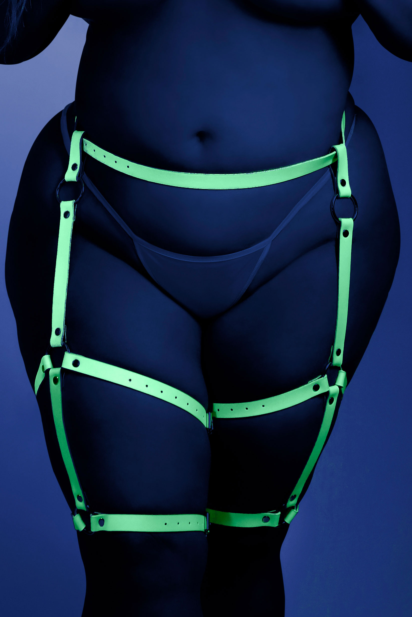 leg harness one size light blue 