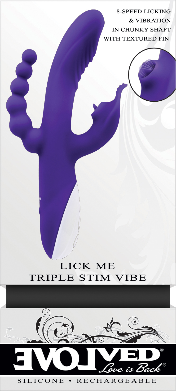 lick me triple stim vibe purple 