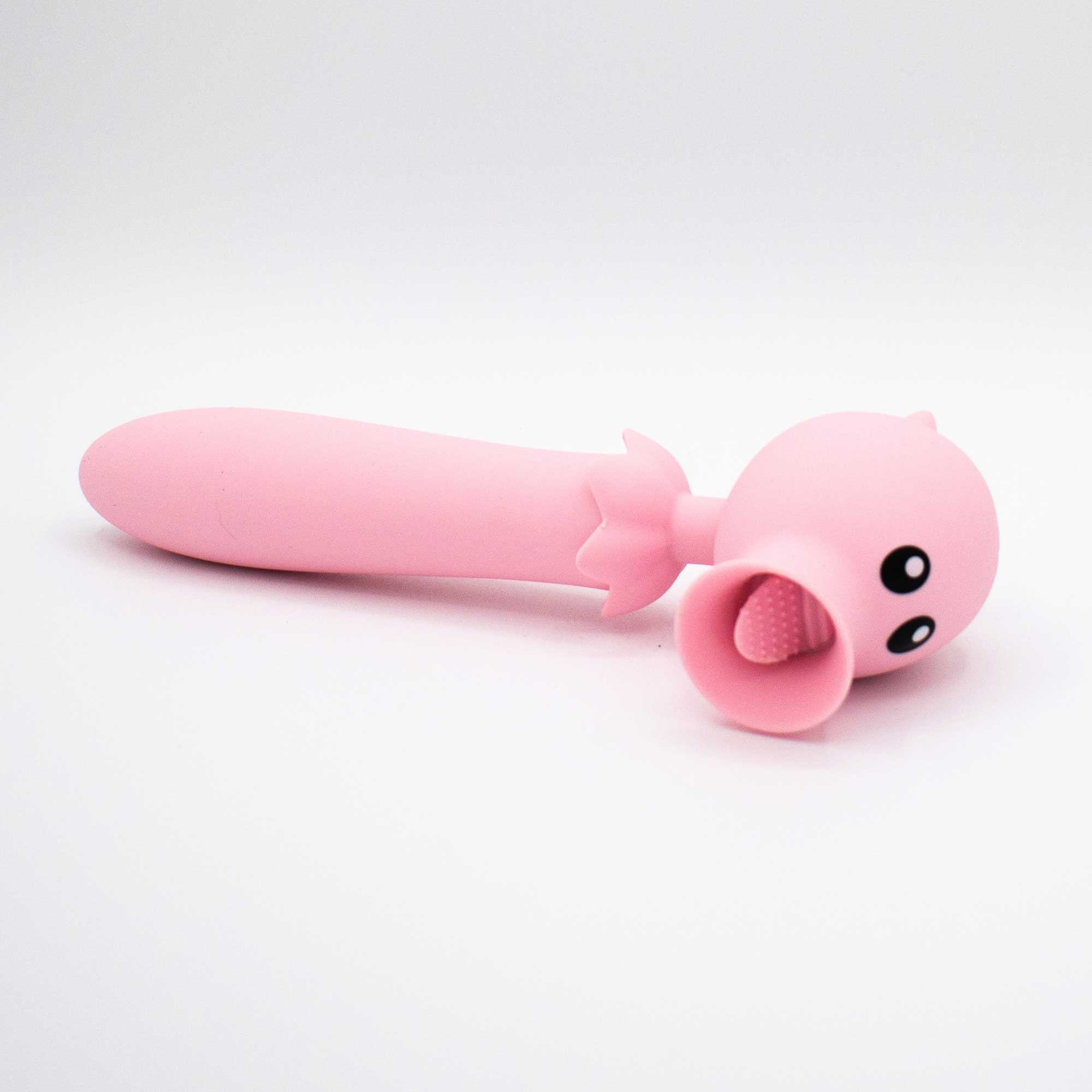 lick n stick clit flicker and g spot vibrator  pink 