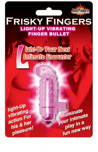 light up frisky finger magenta 