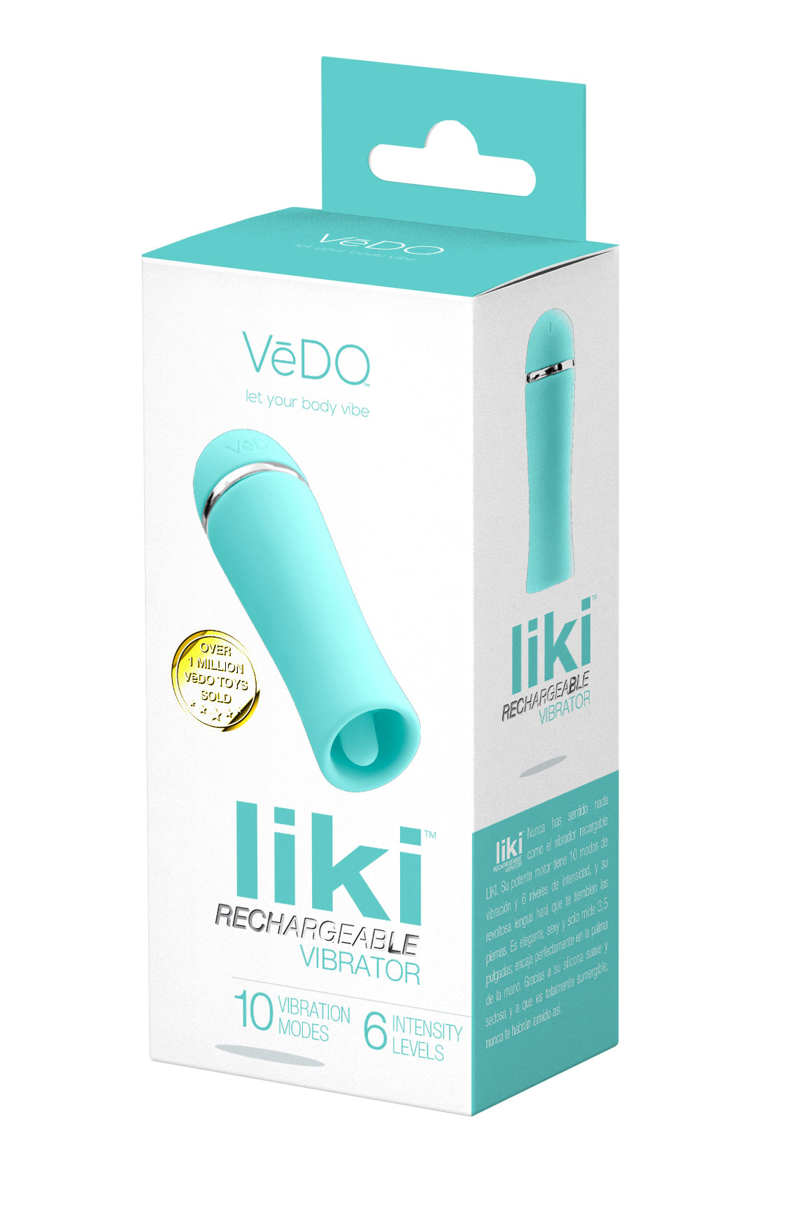 liki rechargeable flicker vibe tease me turqoise 