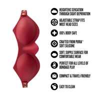 Temptasia Ardor Blindfold Red