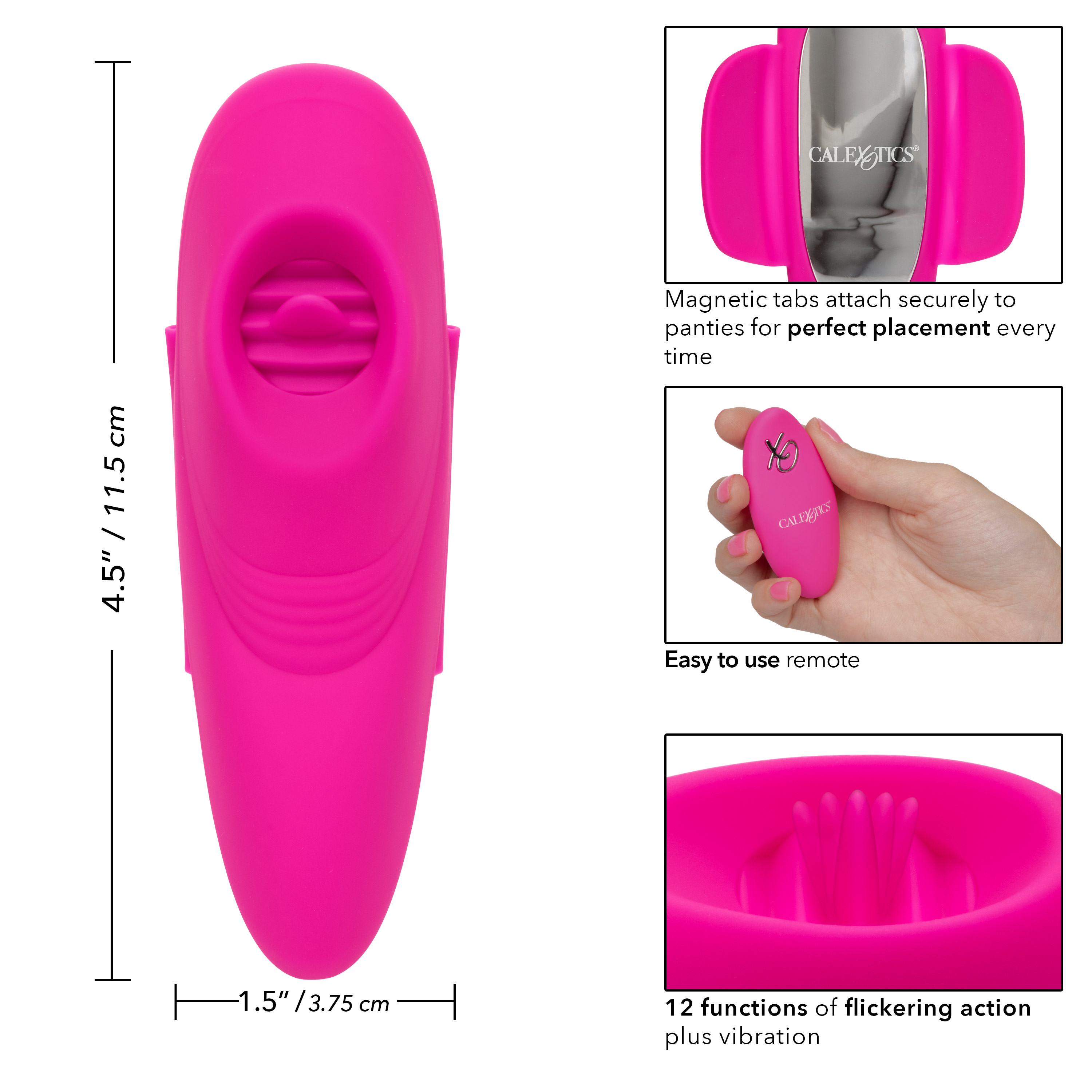 lock n play remote flicker panty teaser pink 