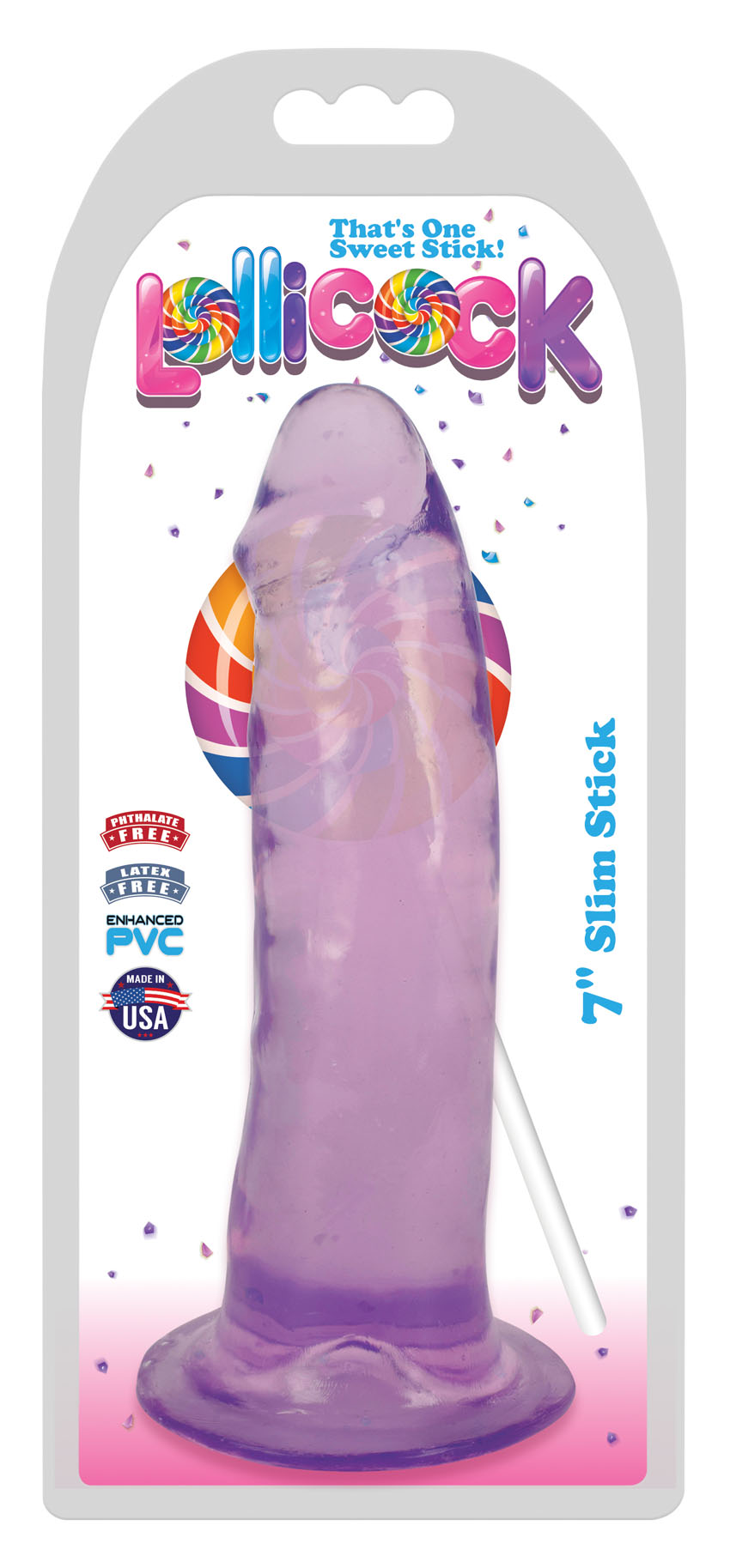 lollicock  inch slim stick grape ice 