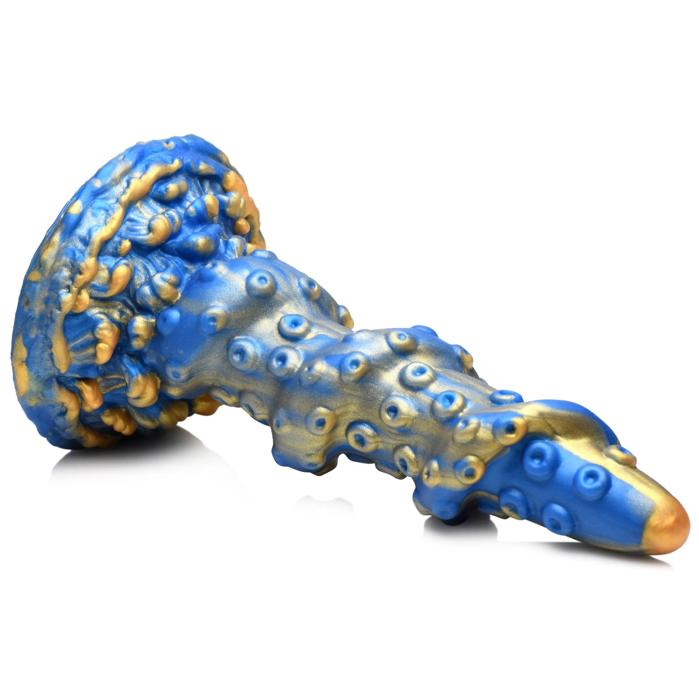 lord kraken tentacled silicone dildo blue 