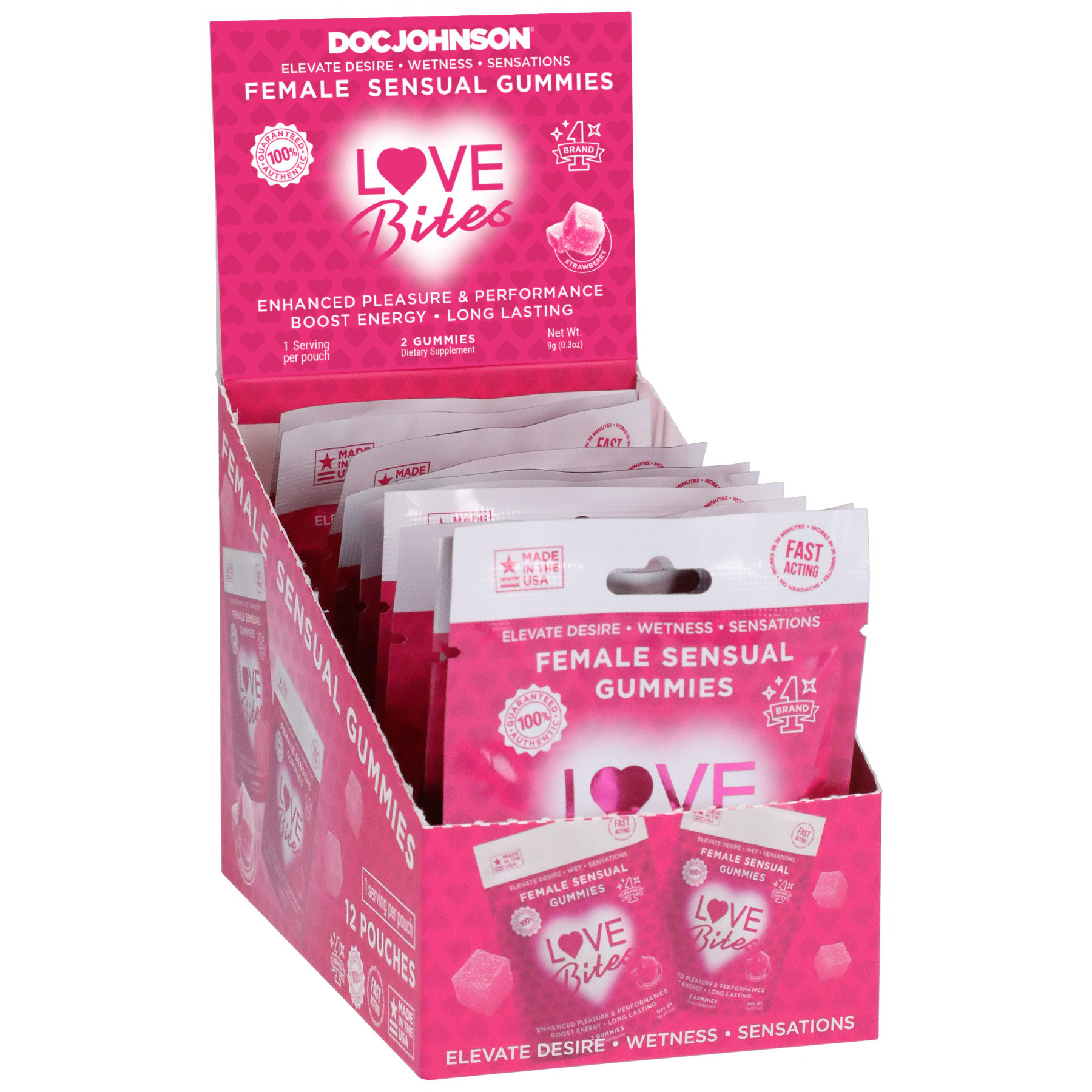 love bites female sensual gummies  pack 