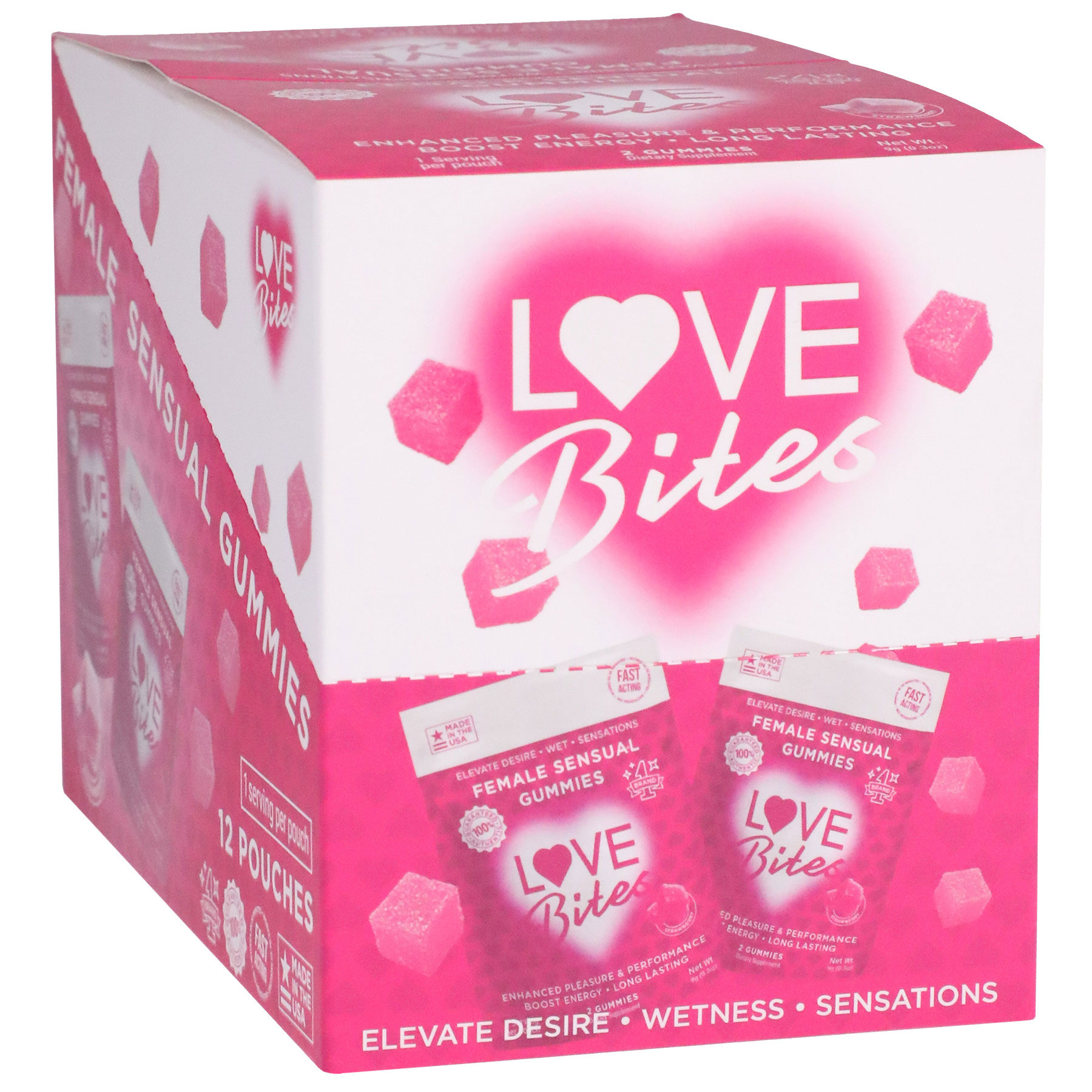 love bites female sensual gummies  pack 