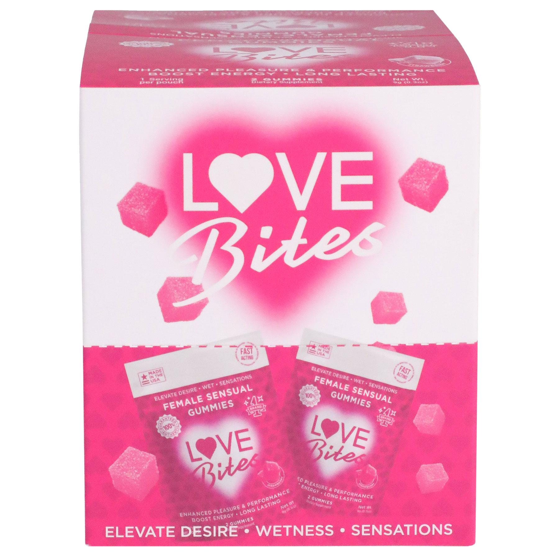 love bites female sensual gummies  pack 