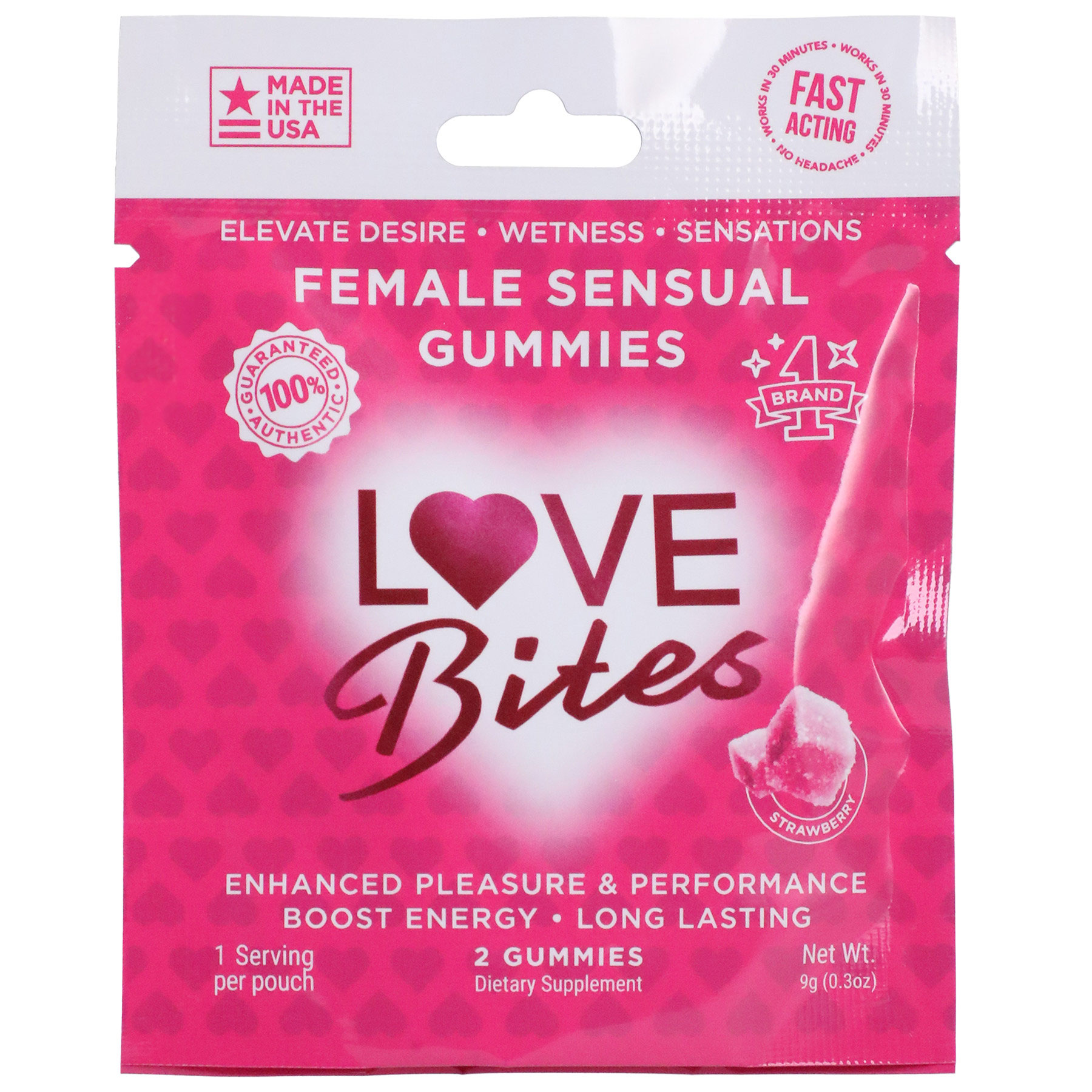 love bites female sensual gummies  pack 