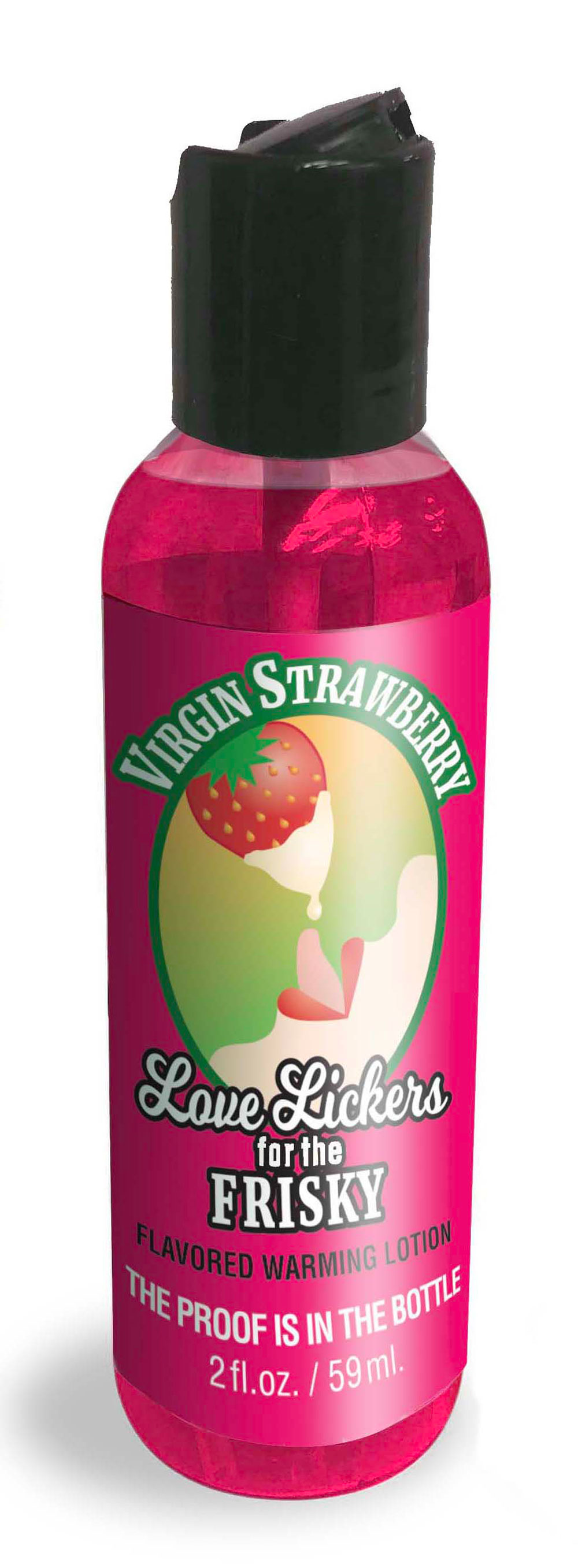 love lickers massage oil virgin strawberry  fl oz 