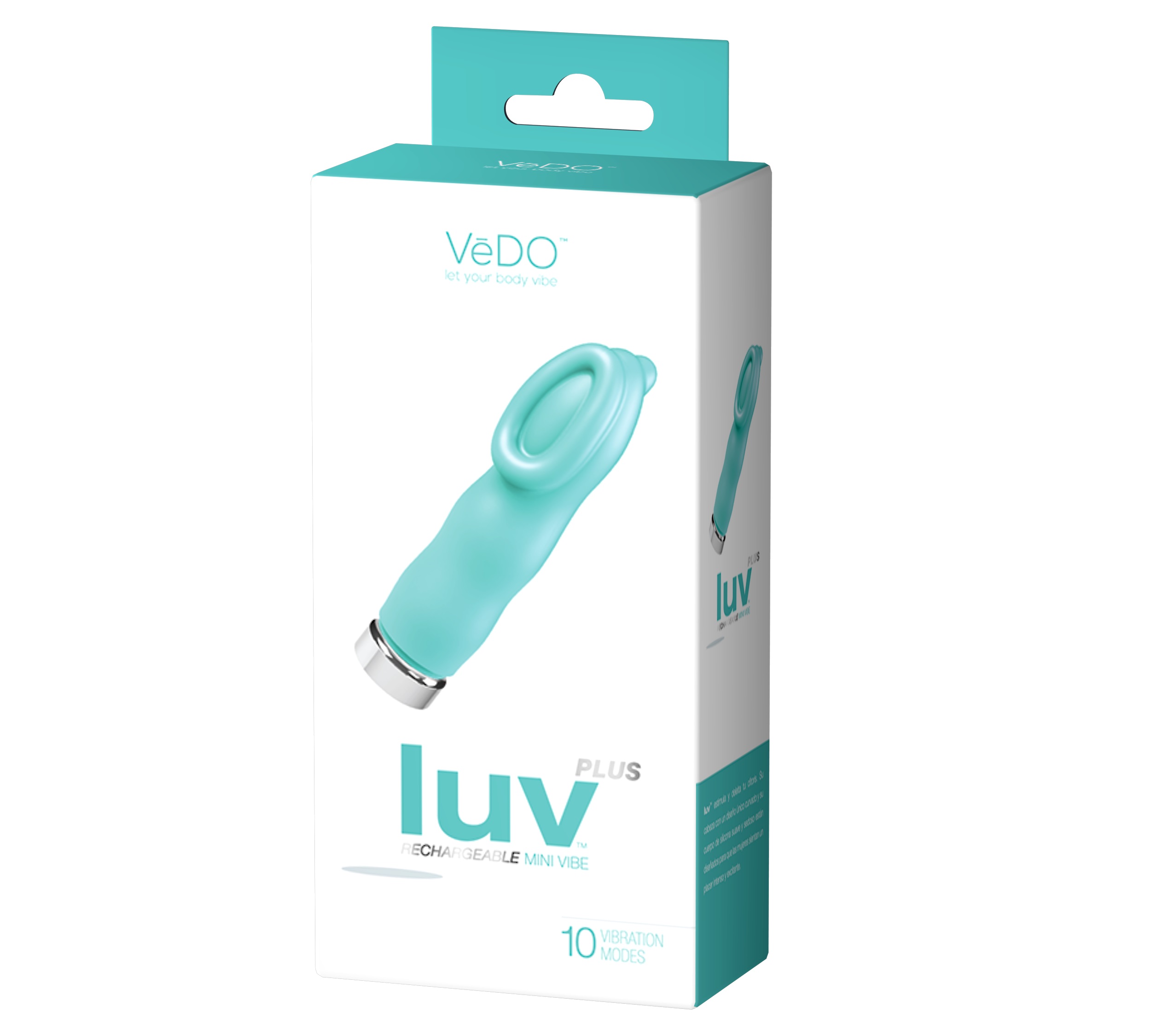 luv plus rechargeable mini vibe tease me turquoise 