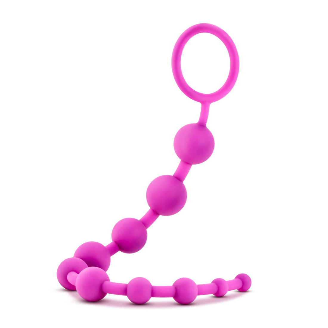 luxe silicone  beads fuchsia 