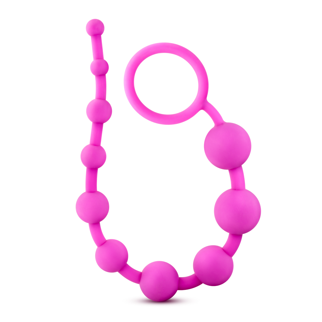 luxe silicone  beads fuchsia 