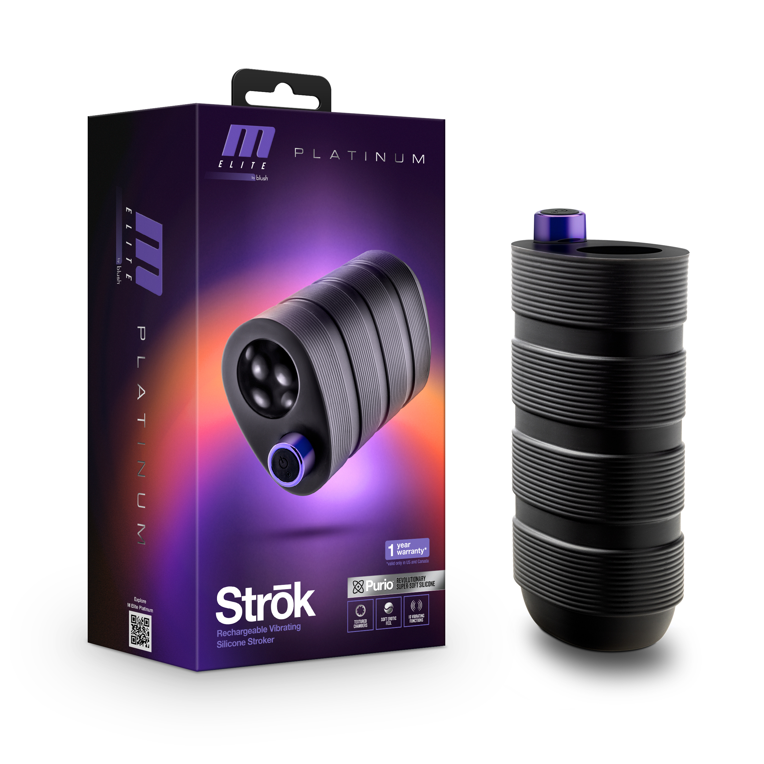 m elite platinum strok black 