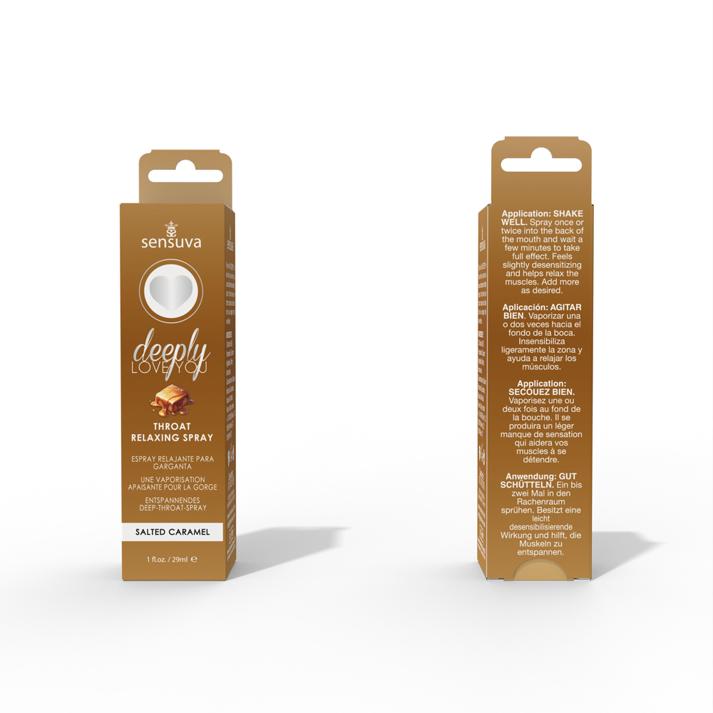 Deeply Love You Throat Relaxing Spray Salted Caramel 1 Fl Oz