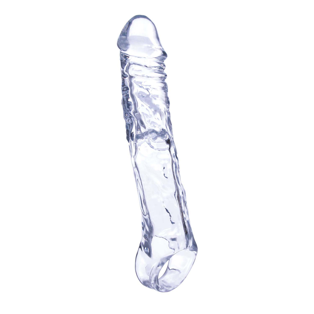 magical penis extender and ball strap  clear 