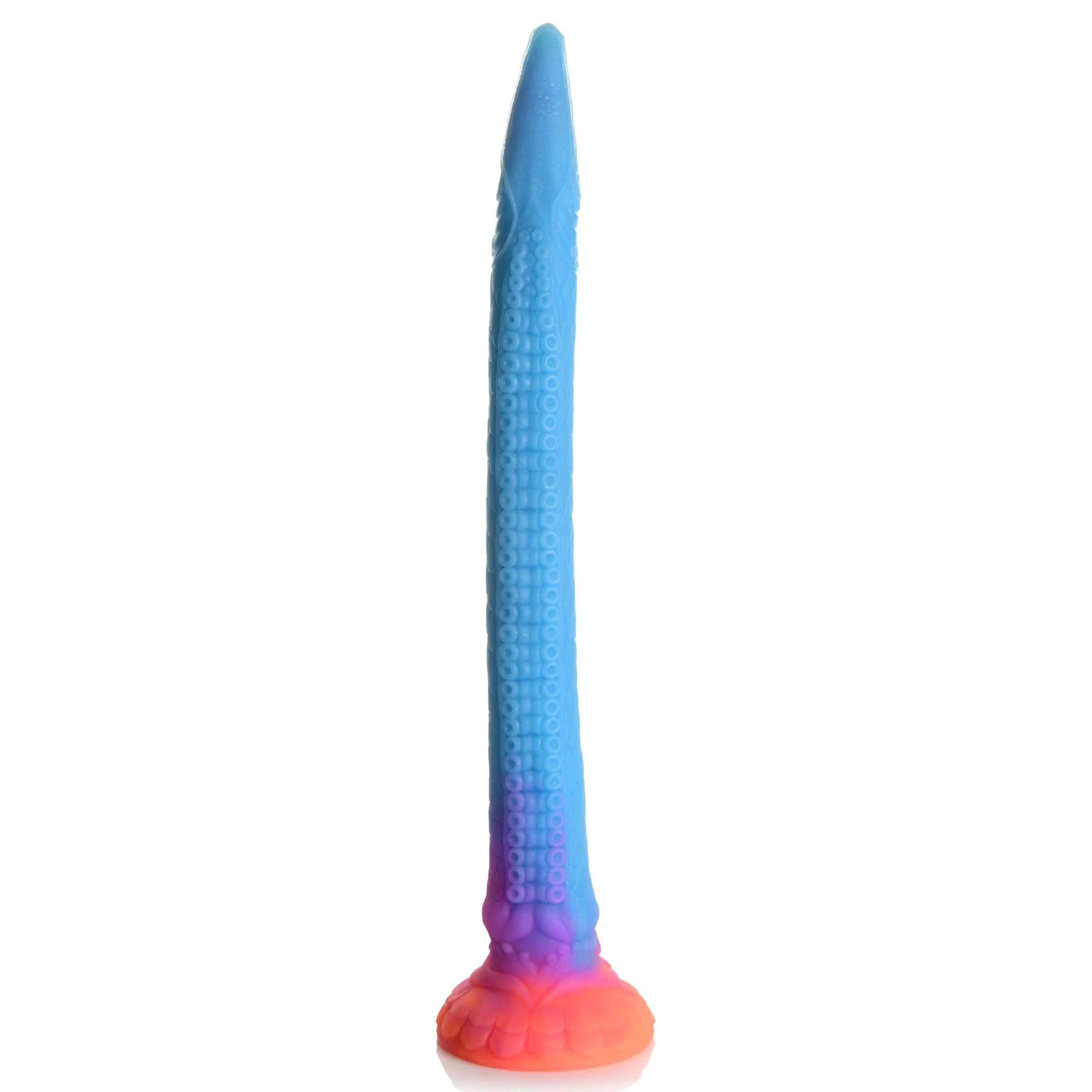 makara glow in the dark silicone snake dildo 