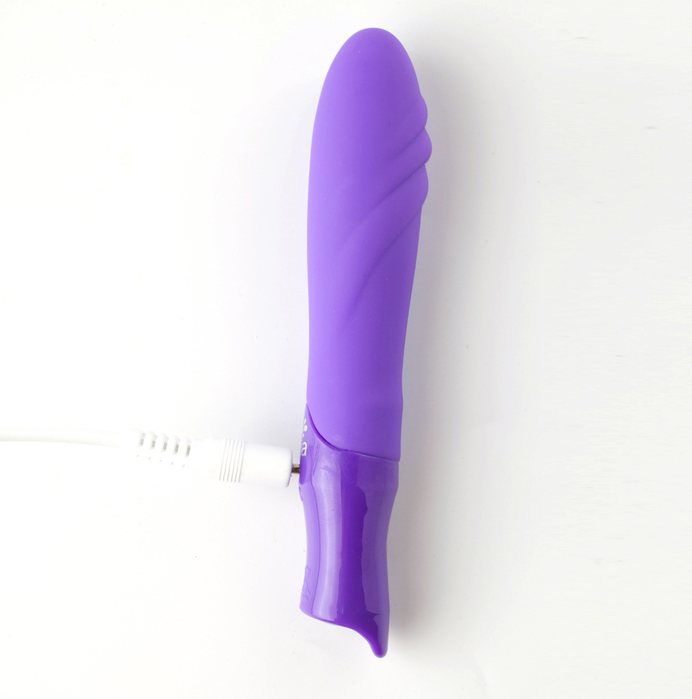 margo silicone textured bullet vibrator neon  purple 