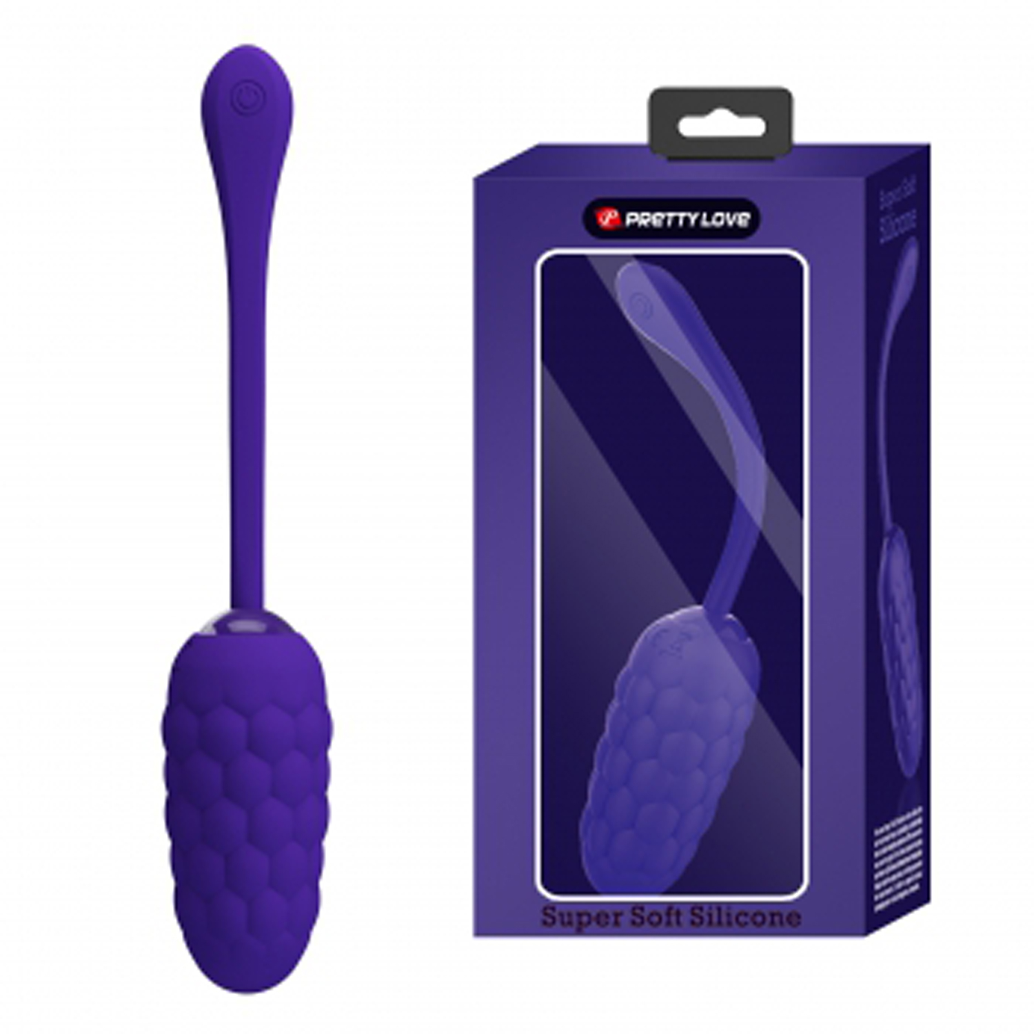 marina rechargeable vibrating egg purple 