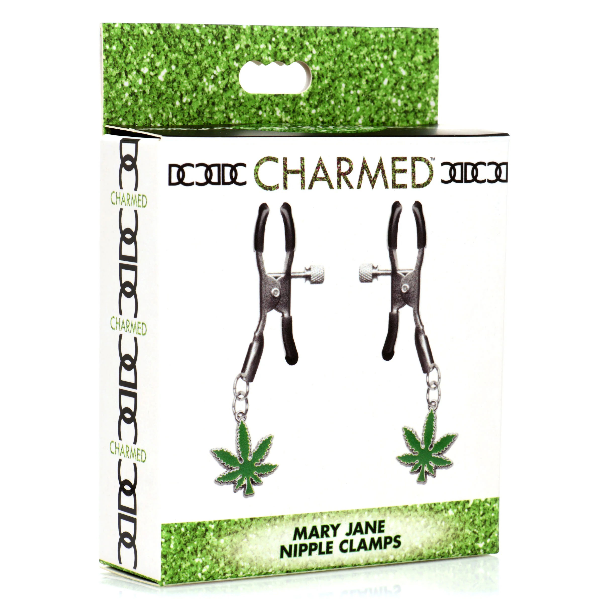 mary jane nipple clamps green 