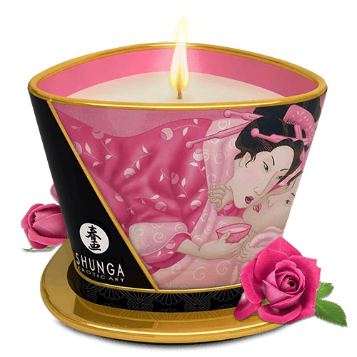 massage candle aphrodisia roses . oz. 