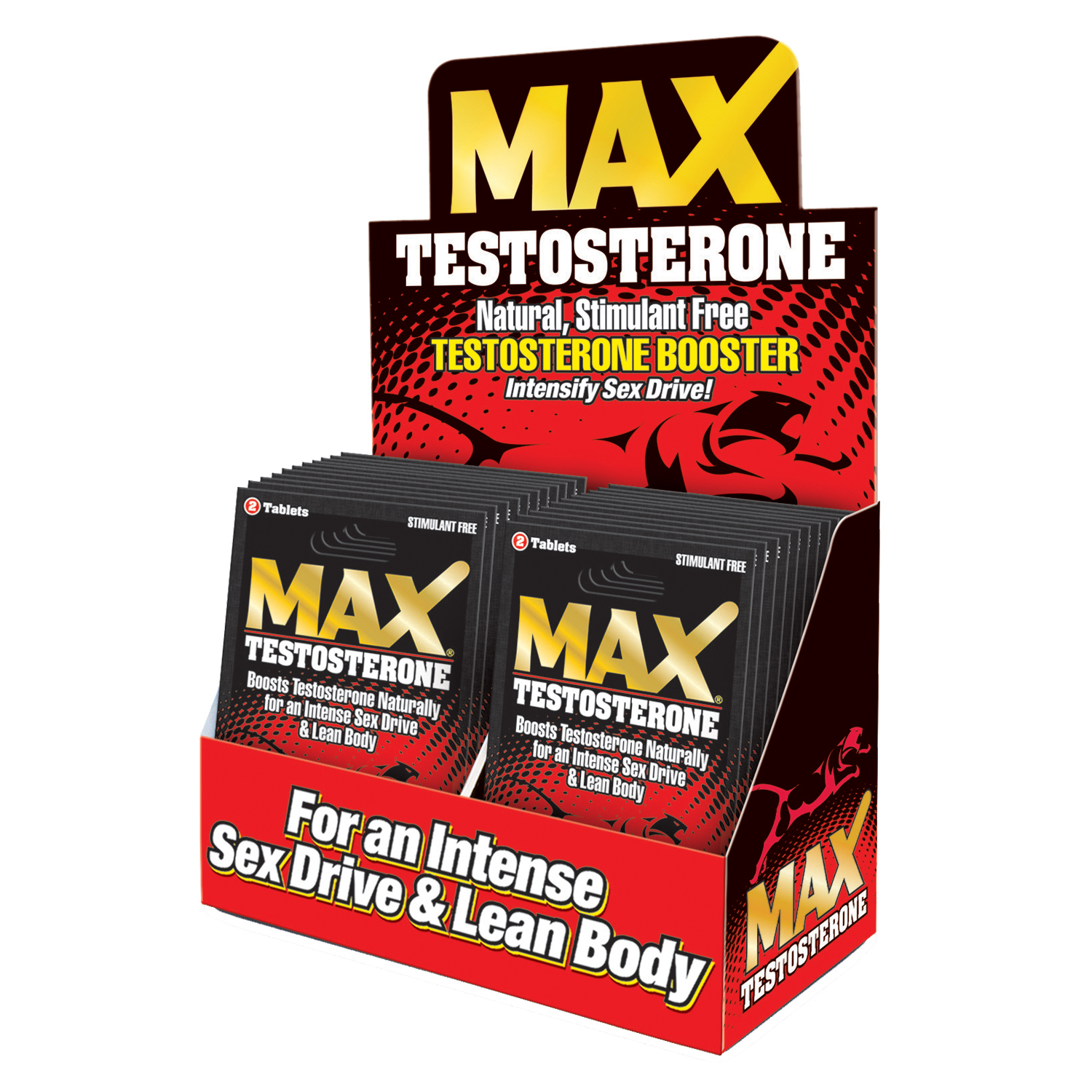 max testosterone  count display  count packets 