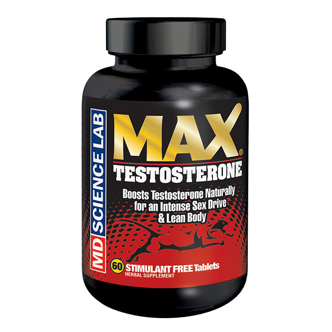 max testoterone  count bottle 