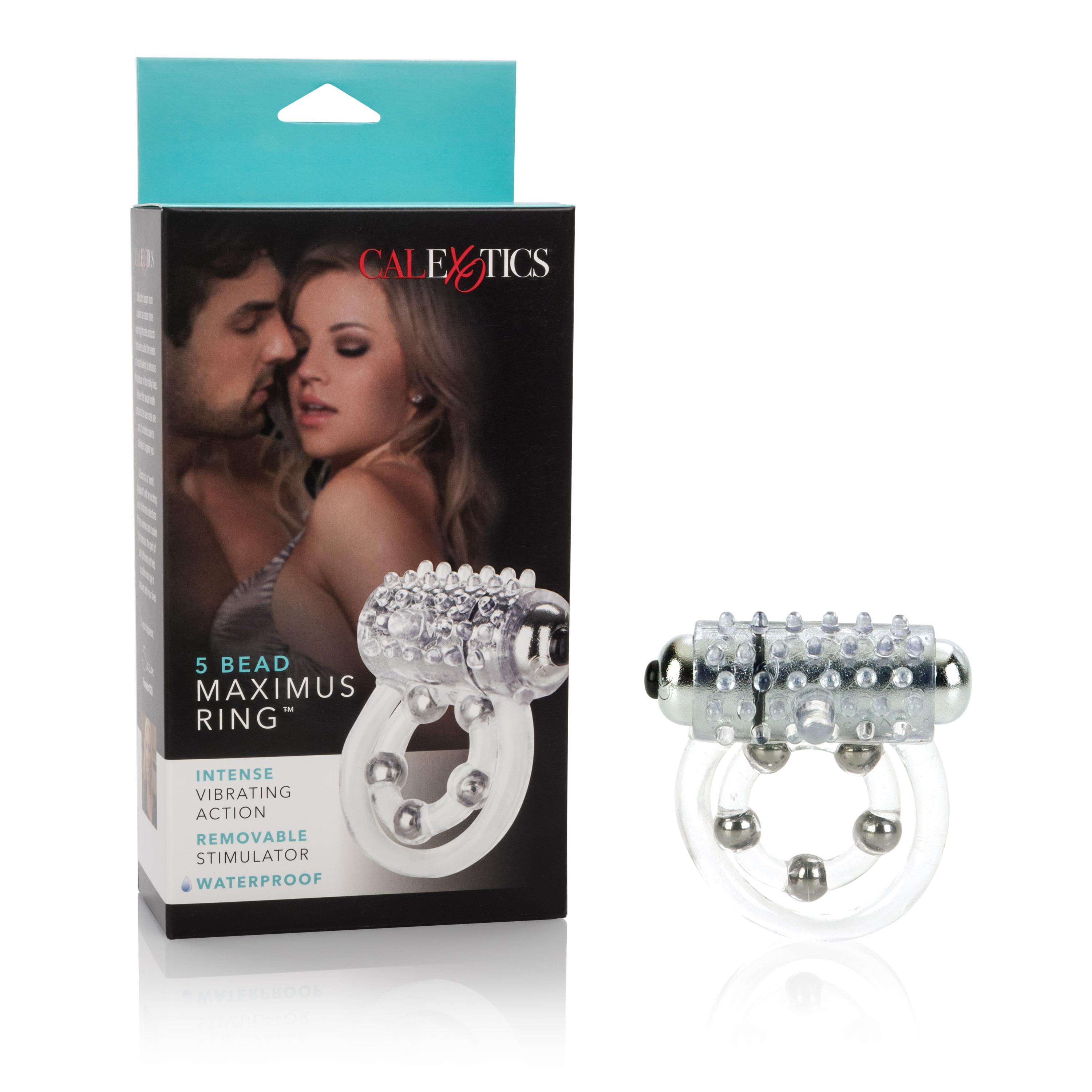 maximus enhancement ring  stroker beads clear 