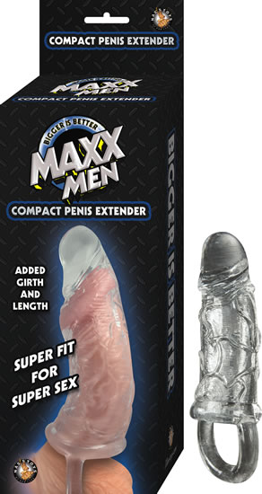 maxx men compact penis sleeve clear 