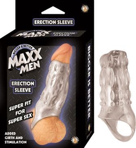 maxx men erection sleeve clear 