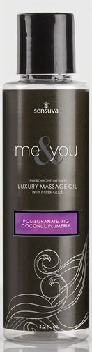 me and you massage oil pomegranate fig coconut plumeria  oz 