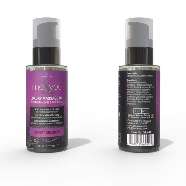 me and you massage oil sweet secrets oz pheromone infused 