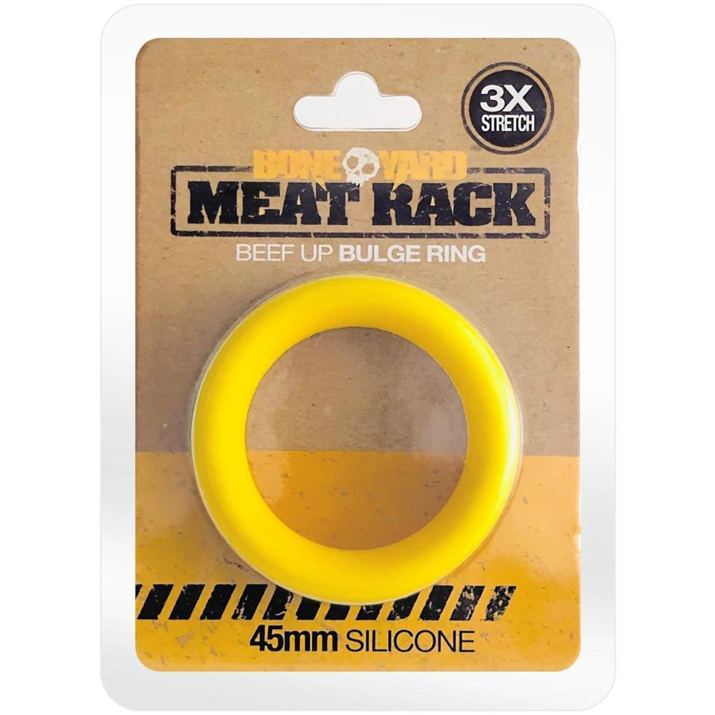 meat rack cock ring yellow 