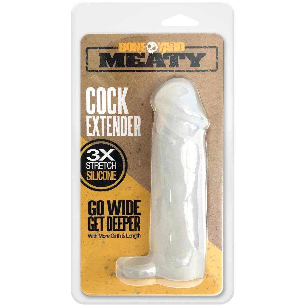 meaty cock extender clear 