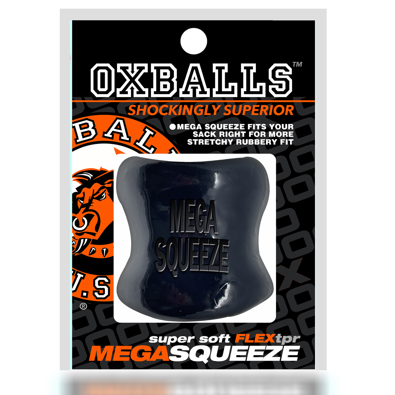 mega squeeze ergofit ballstretcher black 