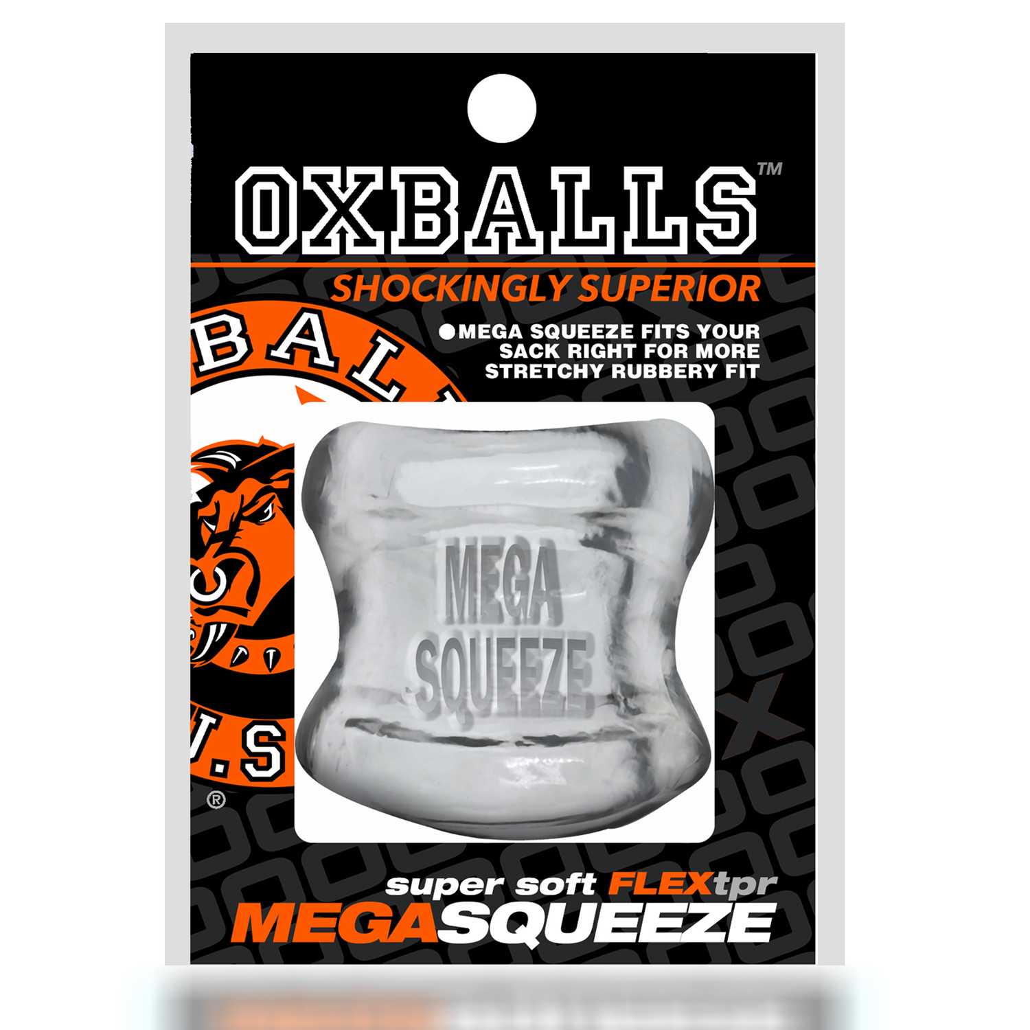 mega squeeze ergofit ballstretcher clear 