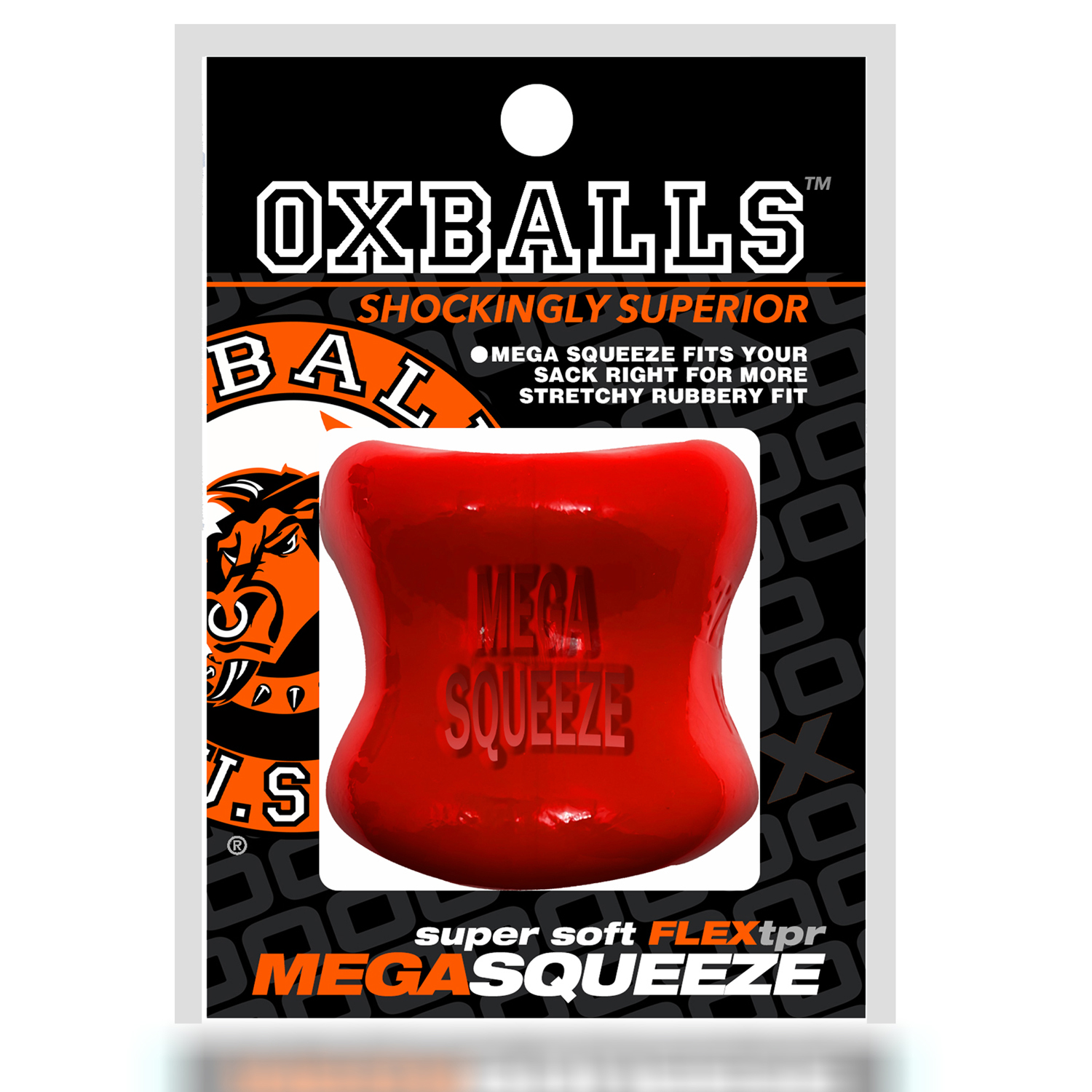 mega squeeze ergofit ballstretcher red 