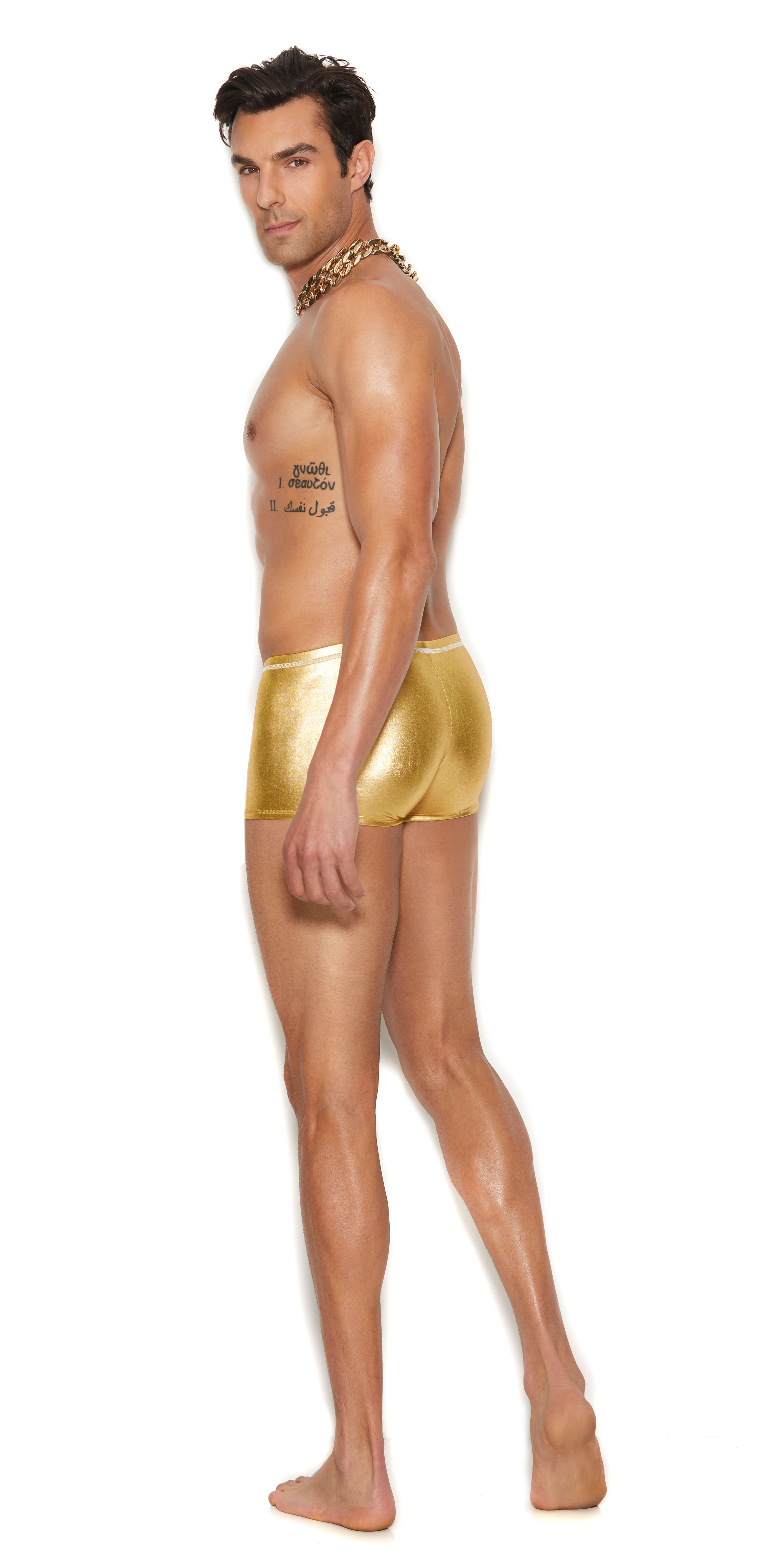 mens gold lame boxer brief smallmedium gold 