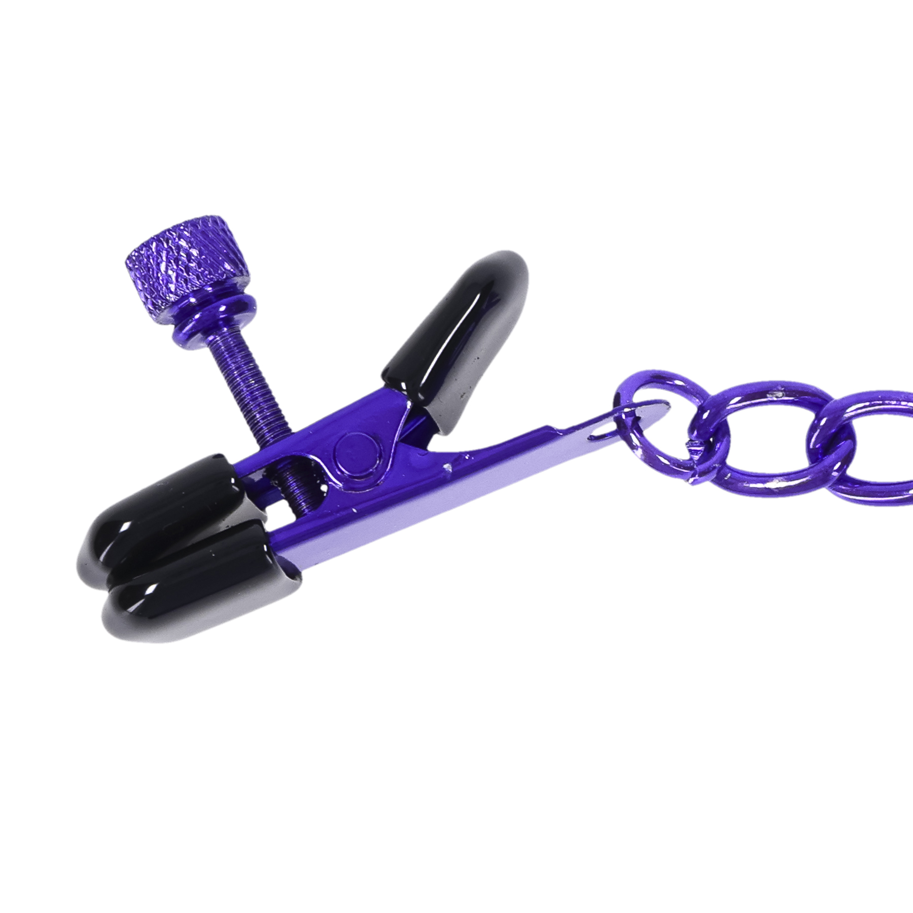 merci chained up nipple clamps violetblack 