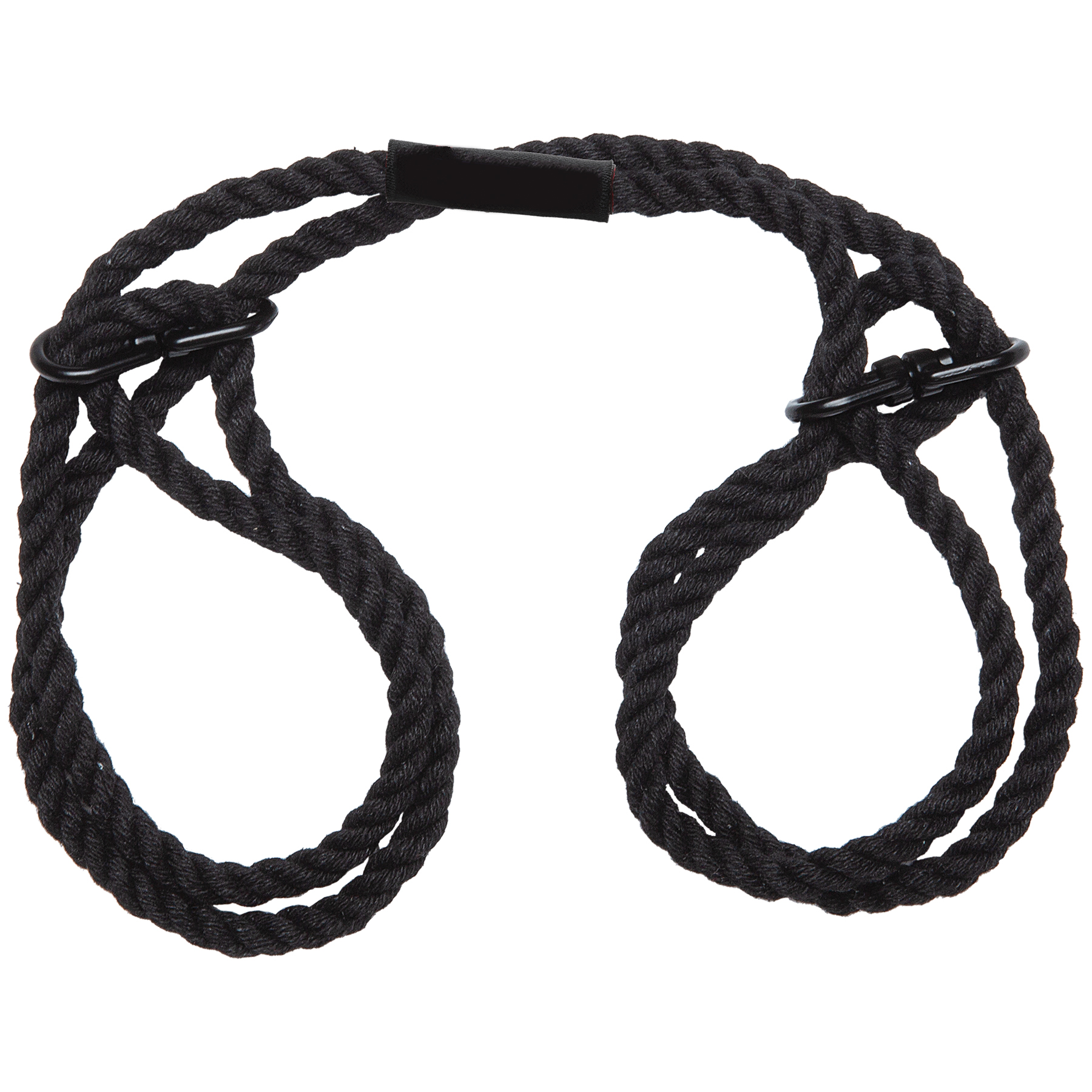 merci restrain mm hemp wrist or ankle cuffs black 