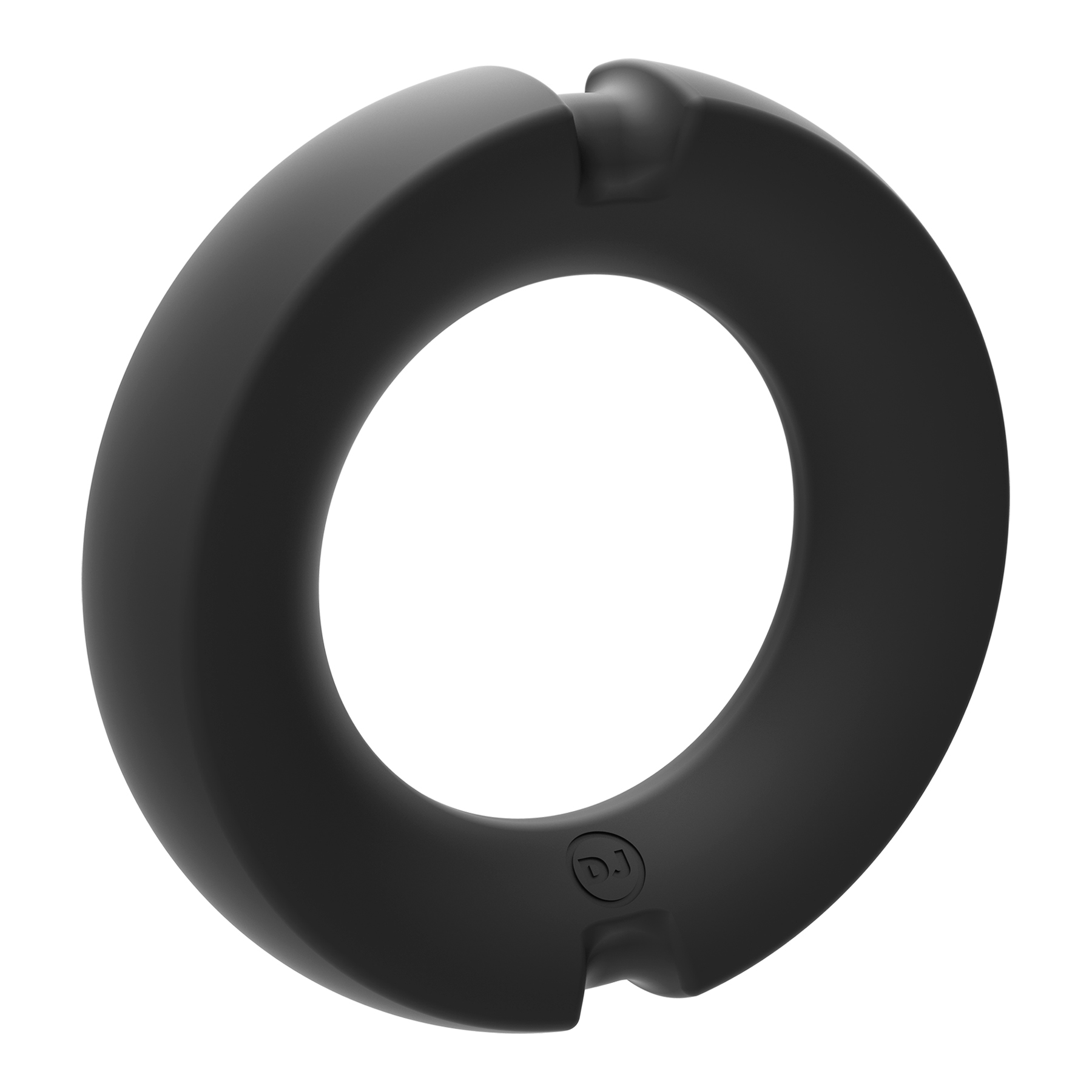 merci the paradox silicone covered metal cock  ring mm black 