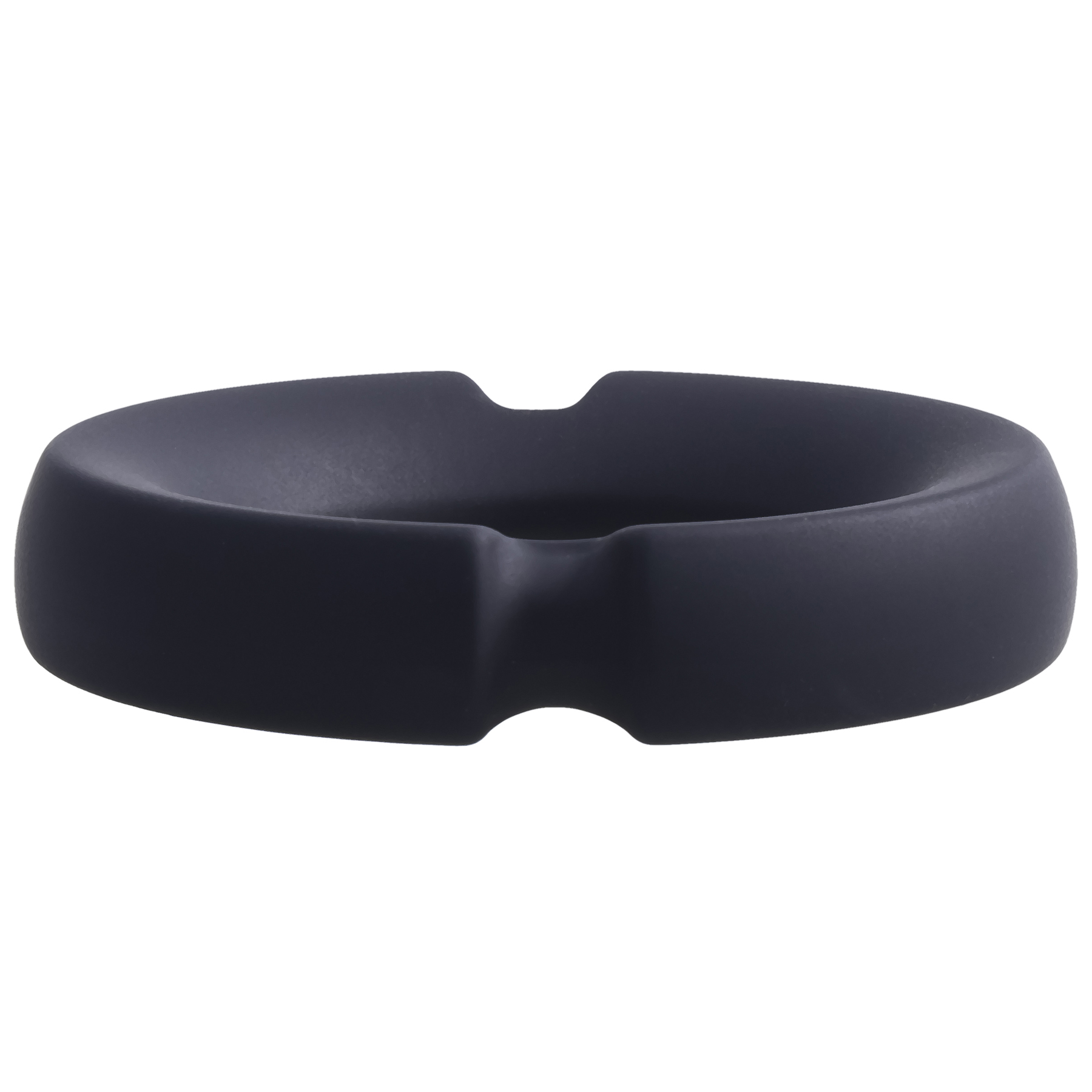 merci the paradox silicone covered metal cock  ring mm black 