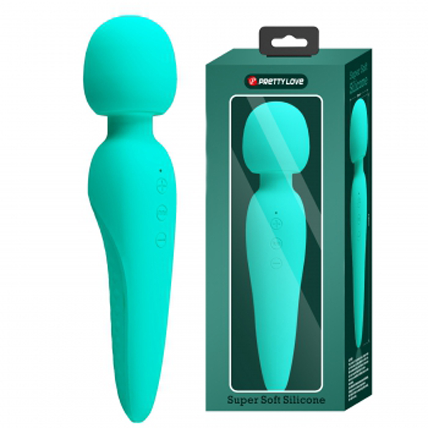 meredith super soft silicone wand turquoise 